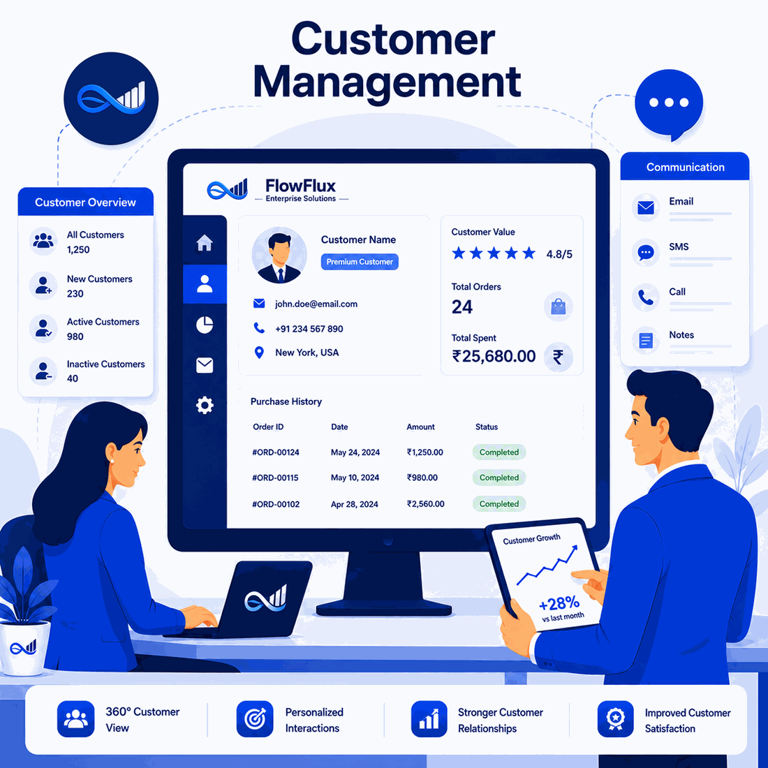 Customer Management illustration